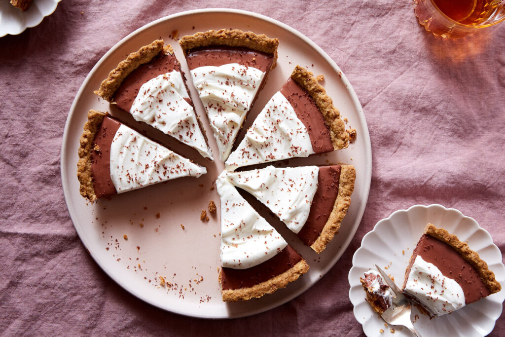 Chocolate Mousse Tart with Browned Butter Oat Crust | Raaka Baking Chocolate — Apt. 2B Baking Co.