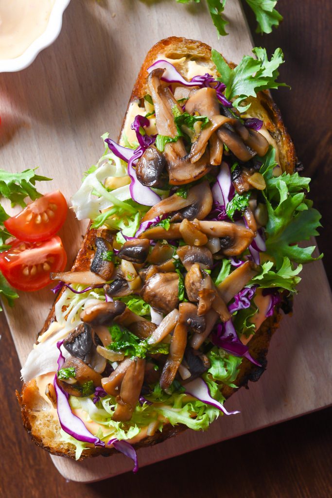 Sourdough Mushroom Toast  – 2 Bliss of Baking
