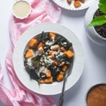 Kale sweet potato salad with sesame seed dressing  – 2 Bliss of Baking