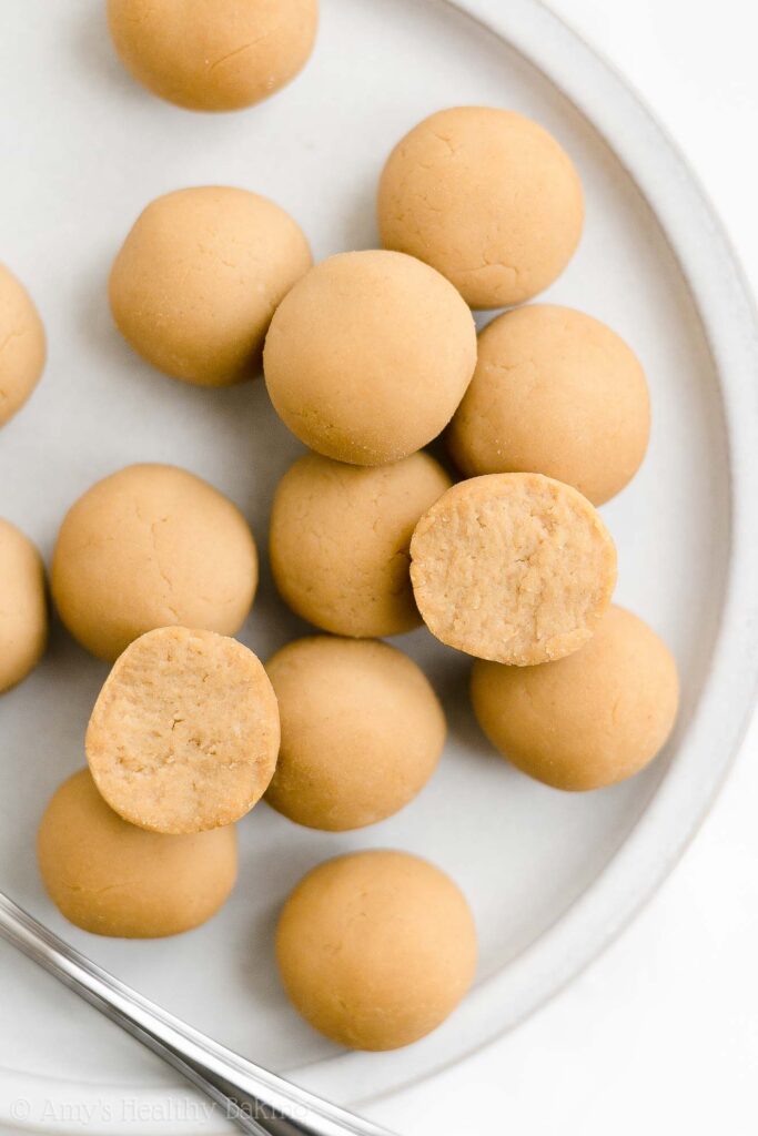 Peanut Butter Protein Balls (Healthy & No Bake!) | Amy’s Healthy Baking